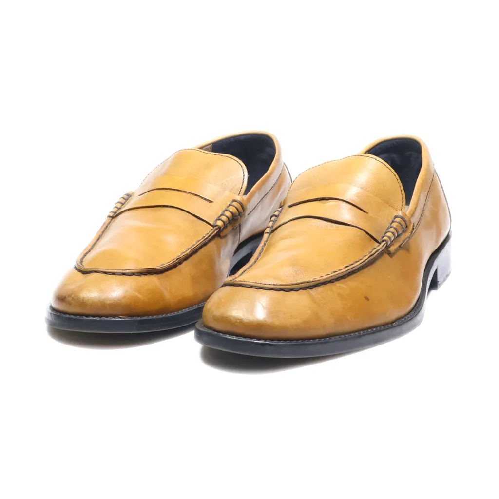 Banana Republic Formal Slip Ons Leather Brown Colour For Men