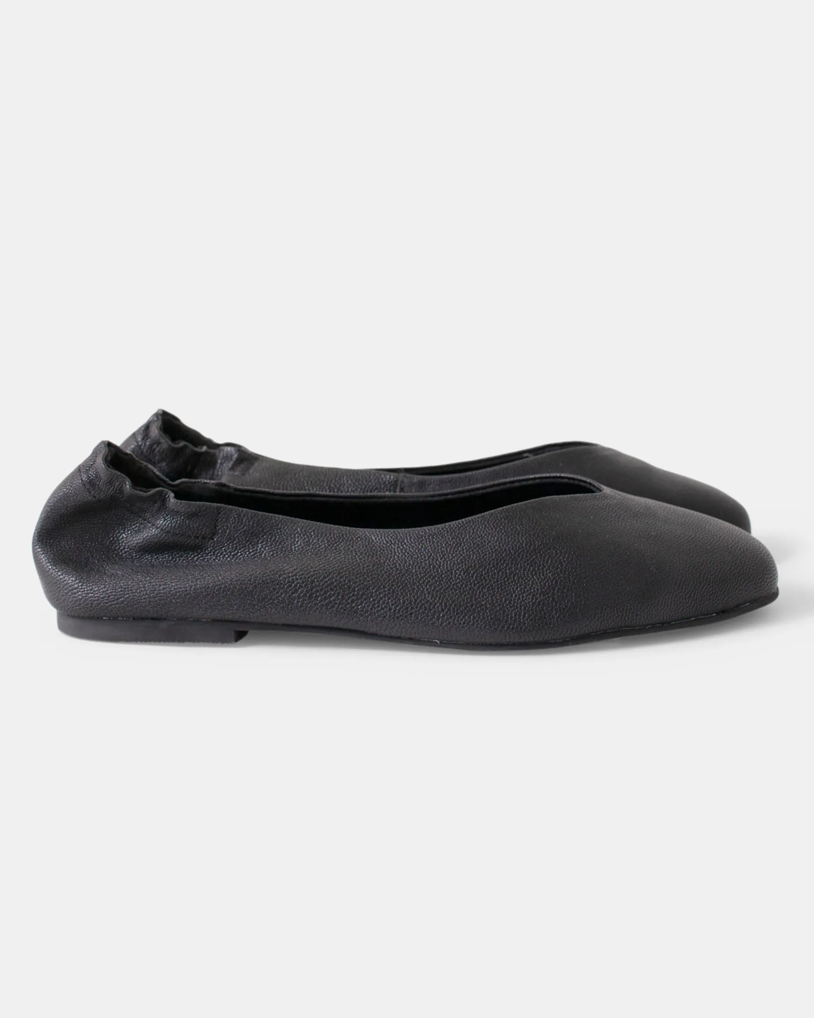 Becca Leather Ballet - Black Pebble