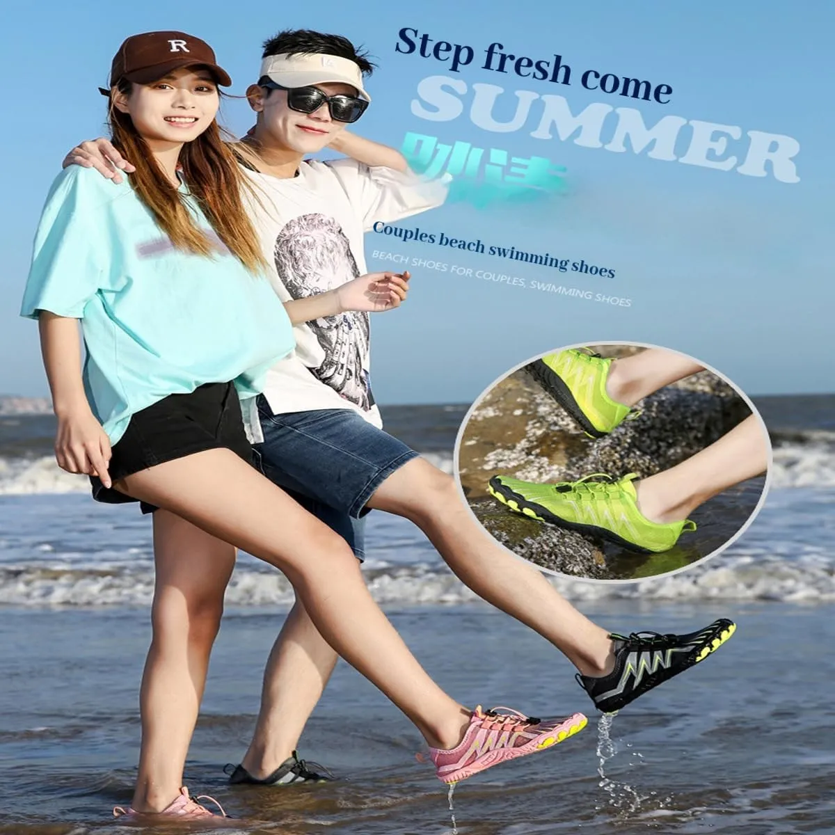 Grounded for Women Men Neuropathy - Barefoot Shoes for Women & Men | Wide Toe Box | Waterproof, Non-Slip & Running Shoes | Lightweight for Gym, Outdoor & Water Activities