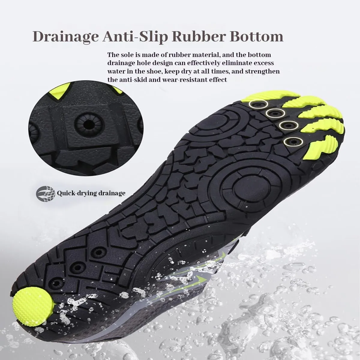 Grounded for Women Men Neuropathy - Barefoot Shoes for Women & Men | Wide Toe Box | Waterproof, Non-Slip & Running Shoes | Lightweight for Gym, Outdoor & Water Activities