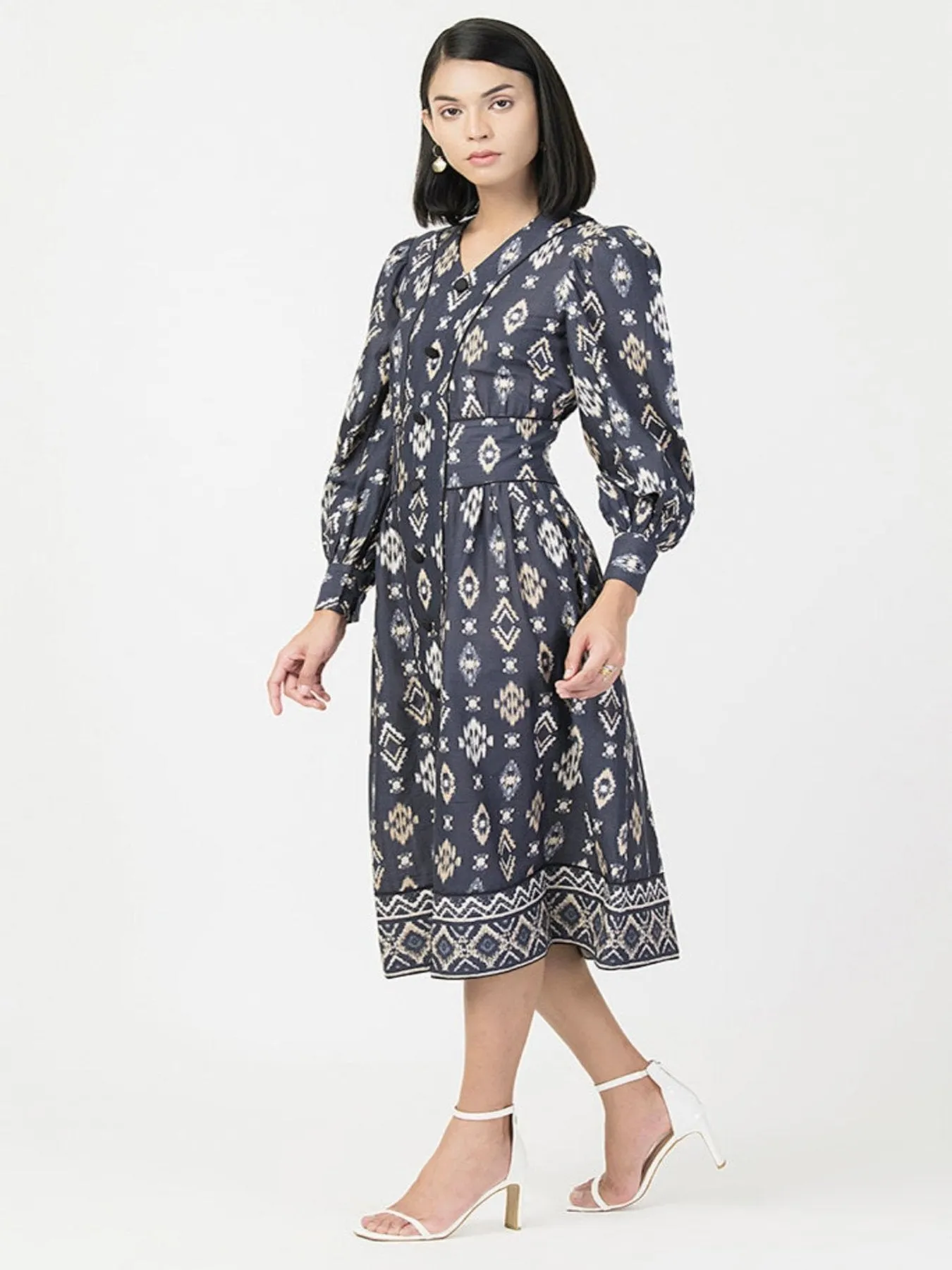 Ikkat Ethnic Dress
