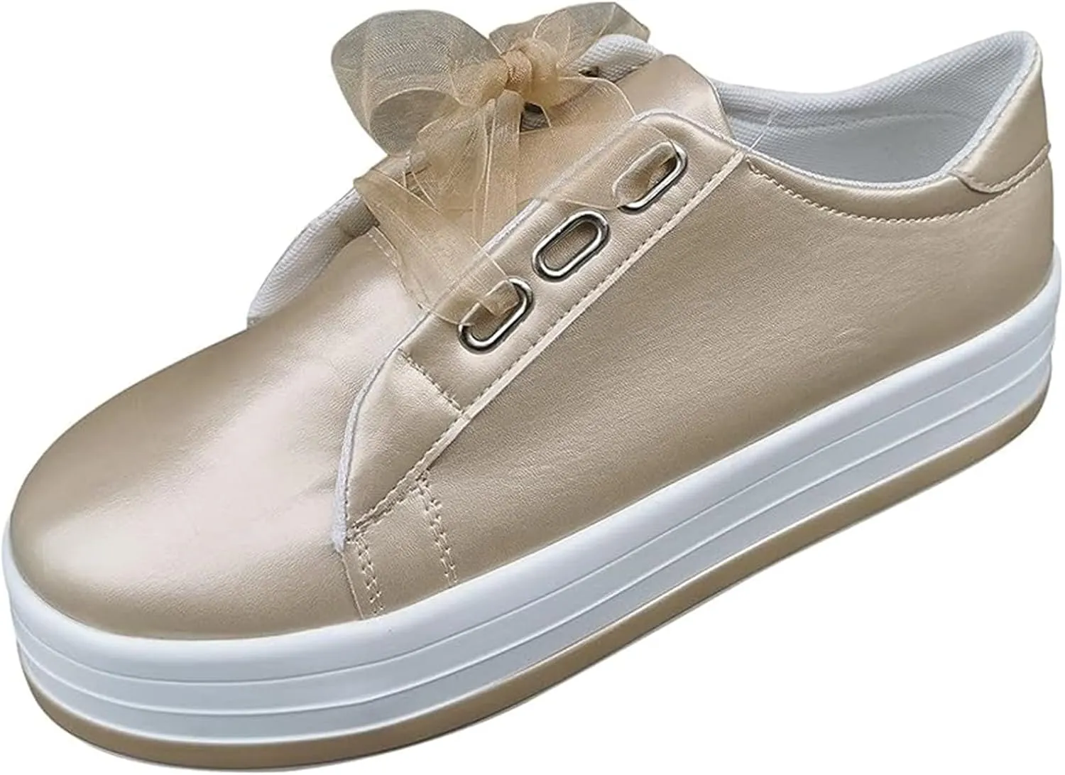Lausiuoe Sneakers For Women Wide Width Comfortable Low Top Casual Canvas Shoes Fashion Slip On Walking Flat Loafers
