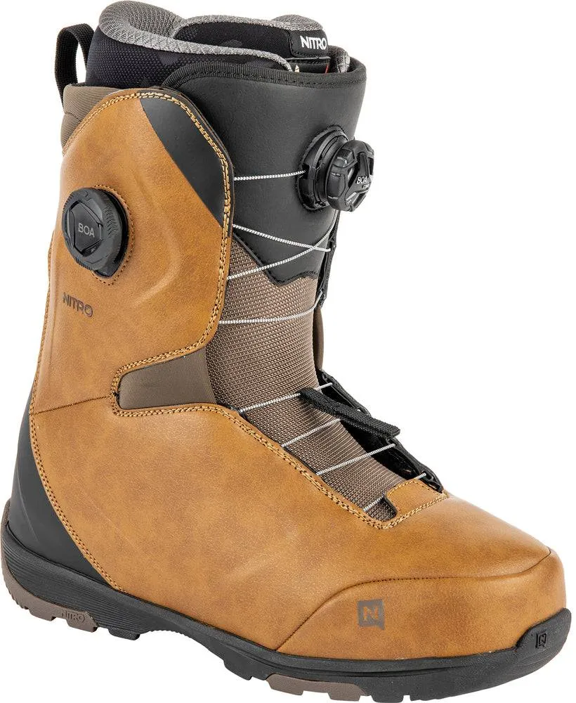 Nitro Club BOA Snowboard Boots in Brown 2024