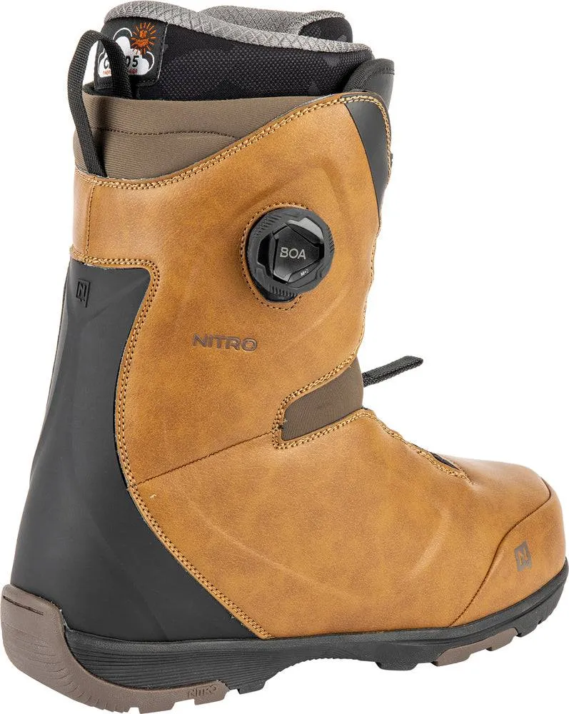 Nitro Club BOA Snowboard Boots in Brown 2024