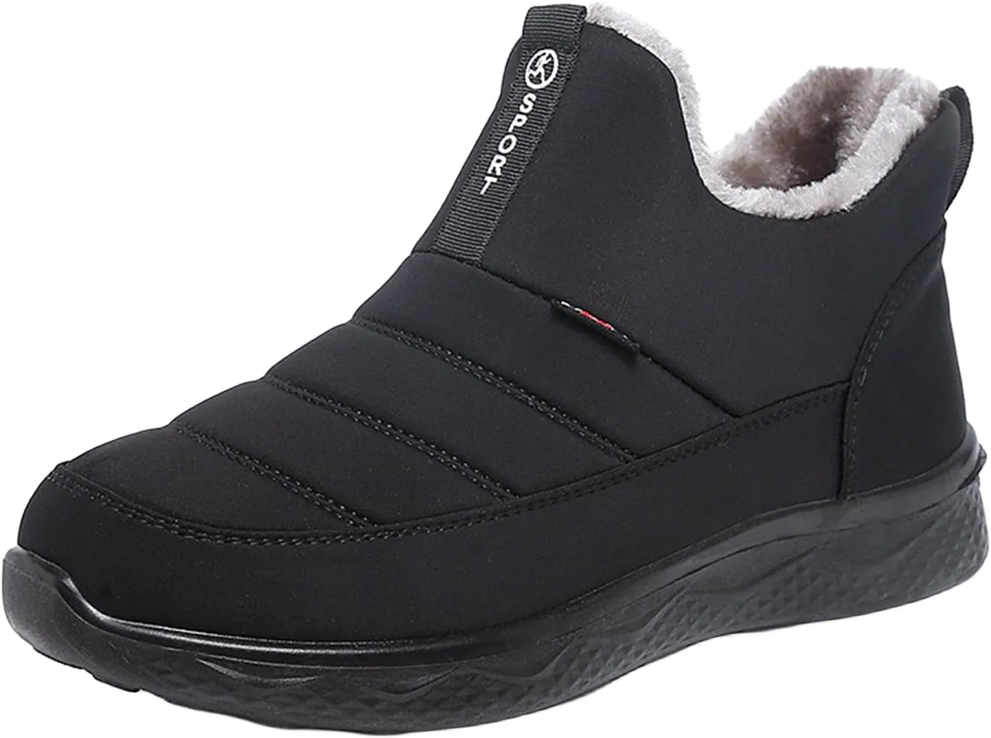 Snow Boots for Women Waterproof Winter Boots Anti-Slip Ankle Booties Slip On Warm Fur Lined Comfortable Womens Sneaker