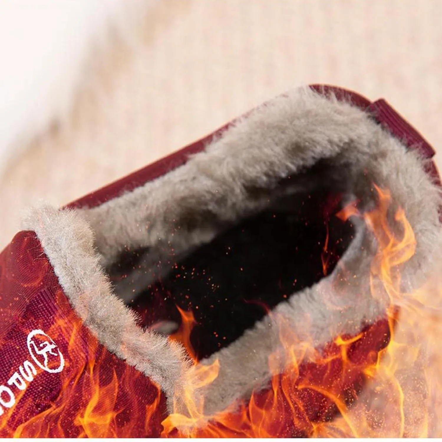 Snow Boots for Women Waterproof Winter Boots Anti-Slip Ankle Booties Slip On Warm Fur Lined Comfortable Womens Sneaker