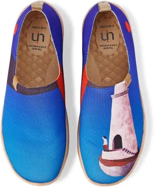UIN Men's Loafers Lightweight Knitted Sneakers Walking Casual Slip Ons Funny Style Art Painted Travel Shoes Beacon for You (12)