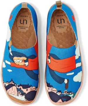 UIN Men's Loafers Lightweight Knitted Sneakers Walking Casual Slip Ons Funny Style Art Painted Travel Shoes Over The Town (12)