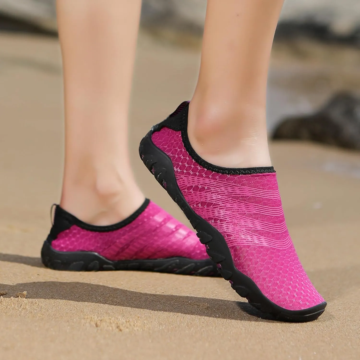 Womens Comfortable Non Slip Wading Shoes Quick Drying Socks Water Shoe Grounded Barefoot Footwear Kayak Shoes